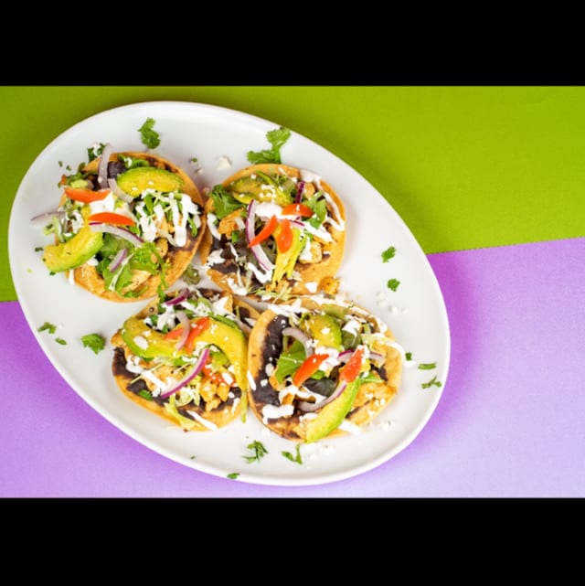 Chicken Tostadas.