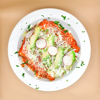 Shredded Chicken Enchiladas